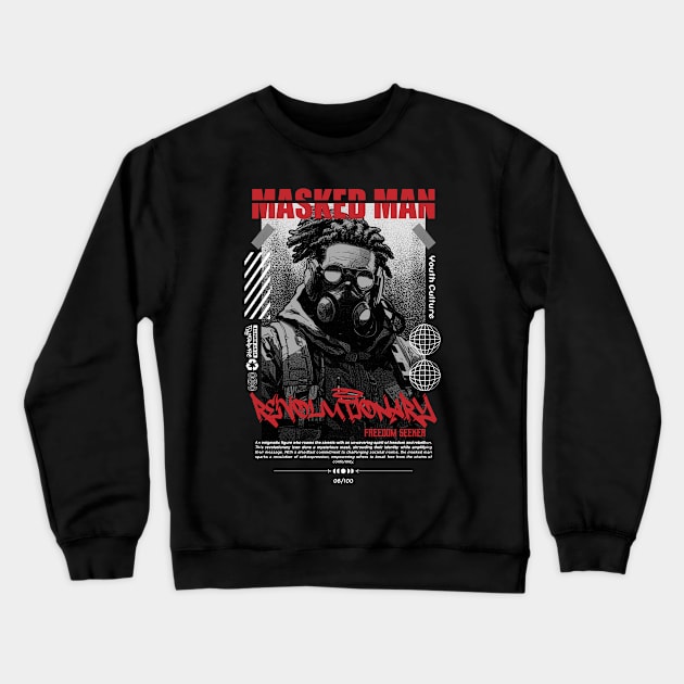 The Masked Man Crewneck Sweatshirt by IamPointy